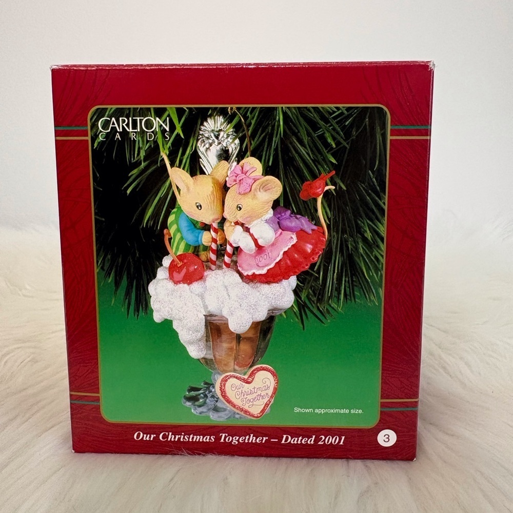 Carlton Cards Heirloom Collection “Our Christmas Together “ 2001